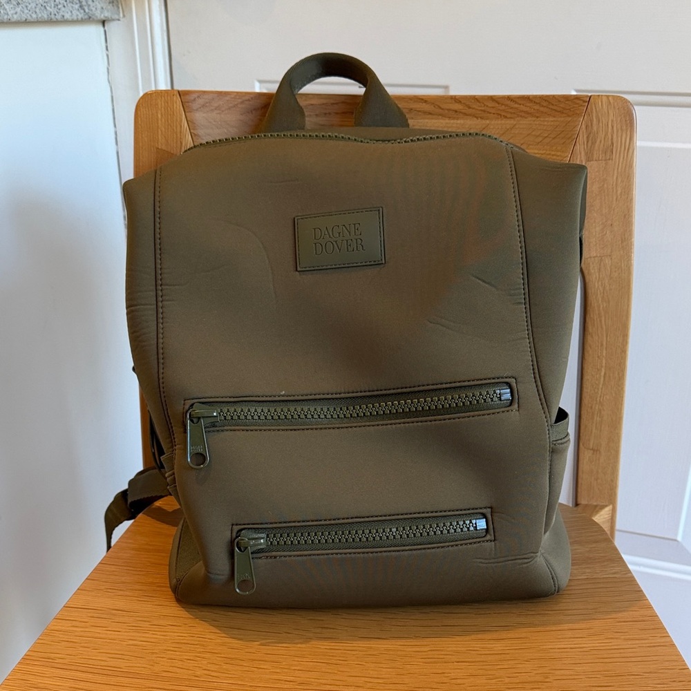 Dagne Dover Indi Diaper Bag Backpack, Dark Moss color